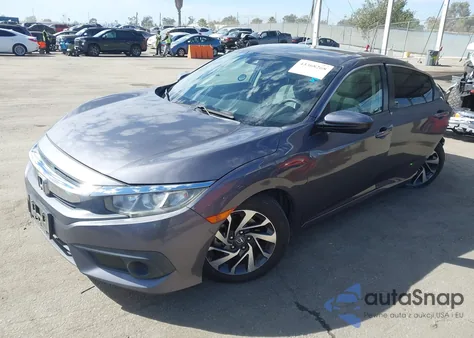 2017 Honda Civic Ex из США, поврежденный, VIN 2HGFC2F80HH508455